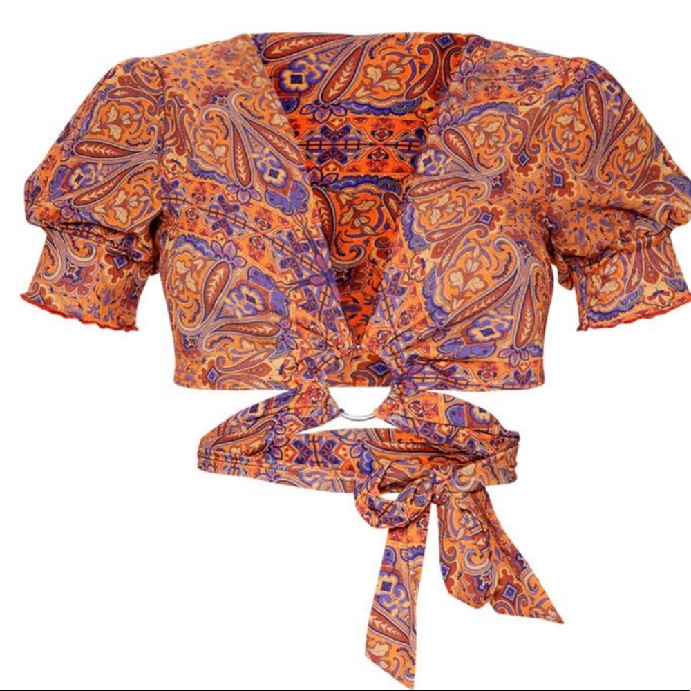 Paisley Crop top